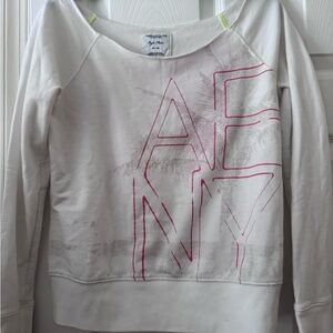 American Eagle Outfitters Off-the-Shoulder Lightweight Sweatshirt